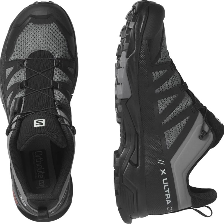 Tenis Senderismo Salomon X Ultra 4 Hombre Negros Grises | MX MNEC964